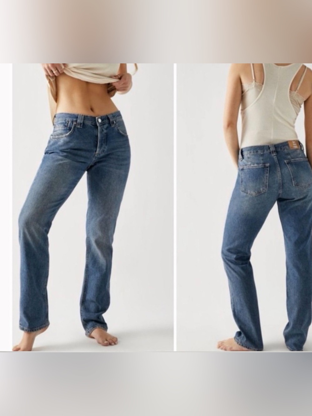 Free People Curvy Siren Low Rise Straight leg NWOT
